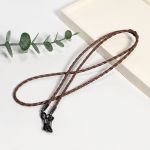 product_image_name-Generic-Lanière Anti-Perte d'Accessoires de Lunettes Torsadées Tressées-Marron-2