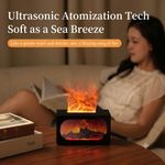 Generic 3D Flame Fireplace Effect Aroma Diffuser & Humidifier – Ultrasonic Essential Aroma Diffuser with LED Light with FREE 1 Essence Aroma - image 5