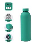 500ML Stainless Steel Insulated Water Bottle - Hot & Cold Vacuum Flask - Matte Green
