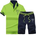 Yixin Men's Short Sleeved Two-piece Set (clothes + Pants)007 - image 2