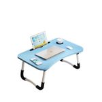 Foldable laptop table-Blue