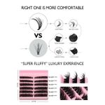 product_image_name-Generic-Set of 160 Clustered Eyelashes for, Featuring C Curl Long Single Eyelash Hybrid Tray - Black-3