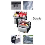 Generic Large Capacity Waterproof Insulated Bag – 12L - Black - image 3