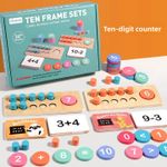 Generic Early Learning Arithmetic Counter Set for Kids - Counting & Number Practice Set