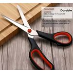 Generic Durable Multi-Purpose Household Scissors – Comfortable Ergonomic Grip for Fabric, Paper, and Crafting