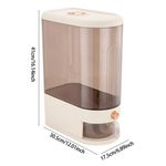 product_image_name-Generic-Rice & Grain Dispenser 10kg - White-2