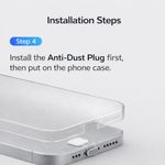 Generic ( 2 PIECES )White Phone Charging Port Dust Plug – For Type-C - image 3