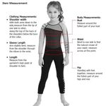 product_image_name-Fashion-Girls One-shoulder Pleated Flared Sleeve Shorts Three-piece Suit-6