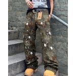 Men multiple colors denim jeans