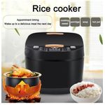 SILVER CREST Quality Multi-Purpose Rice Cooker - Black 5L