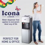 product_image_name-Icona London-ILWD-400RLB Water Dispenser With Refrigerator - Titanium Silver + 12 Months Warranty-5