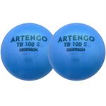 Artengo 7cm Foam Tennis Ball Tb100 Twin-pack - Blue