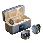 Generic Wireless Lavalier Microphone – Dual Mic System with USB-C Receiver & Digital Charging Case