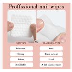 product_image_name-Generic-Nail Remover Wipes Nail Cleaning Pads, Non Woven Nail Pads For Beauty Salon-2