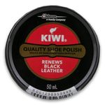 Kiwi 50ml Renews Black Leather- Quality Shoe Polish 