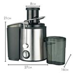 Generic Electric Juice Extrator - Black/Silver - image 6