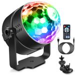 Generic USB Party Magic Disco Ball Light LED Club RGB Rotating DJ Stage Lights +Remote - image 3