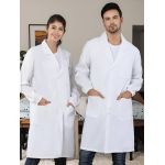 product_image_name-Generic-Unisex Professional White Lab Coat – Long Sleeve – For Doctors, Nurses & Students-1