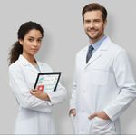 product_image_name-Generic-Unisex Professional White Lab Coat – Long Sleeve – For Doctors, Nurses & Students-2