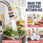 Cloudoon Water Filter – Multi-Layer Purification for Clean & Safe Tap Water, Easy Installation, Fits 15–32mm Faucets - image 3