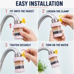 Cloudoon Water Filter – Multi-Layer Purification for Clean & Safe Tap Water, Easy Installation, Fits 15–32mm Faucets - image 4