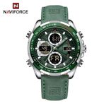 Naviforce Men Luxury Chronograph Watch – Waterproof Quartz Digital Wrist Watch – Stylish Sports & Casual Timepiece
