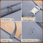 STY 7-in-1 Grey Travel Hanging Storage Bag Packing Organizer - image 2