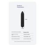product_image_name-Generic-Mini ten frequency pointed frosted eldest son bullet vibrator, female egg vibrator-Rose red and black-8
