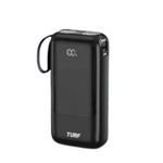 product_image_name-Turf-20000mAh PD Fast Charging Power Bank with Built-in Cables - Black-1