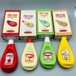 Generic Ceramic Bottle-Shaped Dipping Sauce Dish - Ketchup - image 3