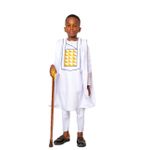 Manuel Fashion Elegance Agbada Set - White