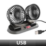 product_image_name-VIC-5V 12V 24V Dual Head Car Fan 360° Rotation Car Auto Air Cooling Fan USB Air Circulation Fans-8