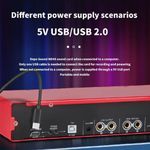 product_image_name-Generic-MD44 Audio Interface Studio 4 Channel Sound Table Audio  4 In 4 Out USB Sound Card 24 Bit/192 KHZ Electric Guitar Live Recording-5