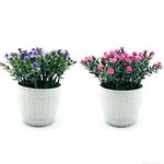 product_image_name-Generic-2 POTS of Artificial potted plant, Gypsophila green plant pot, home decoration, desktop ornament, photography prop-6