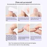 product_image_name-Generic-24pcs Long Almond-Shaped Fresh Light Green Frosted Texture Press-On Nails for Women -3