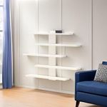 Generic Five-tier wall-mounted toy display rack, no drilling required. - image 2