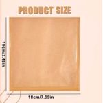 product_image_name-Generic-50-Piece Oil-Resistant Transparent Bread Bags - Kraft Paper and Cowhide Packaging for Bakery & Snacks-2