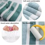 Generic 3Pcs Highly Absorbent Oversized Bath Salon Towels - Green - image 5