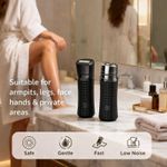 product_image_name-Fashion-Women's Electric Epilator, Shaver For Women ,Electric Body Hair Trimmer，Hair Remover device For Underarms, Legs And Bikini Area, face,USB Rechargeable,Gift For Women.-4