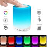 LED Touch Night Light Wireless Bluetooth Speaker Mp3 Player