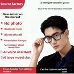 Generic Smart Ai glasses Touch Button Control TR,PC Frame for Call Song Recognition ai glasses with camera - image 2