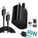 product_image_name-Samsung-Superfast 45W Type C to C Complete Charger - Black-1