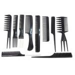 product_image_name-Generic-10-In-1 Professional Styling Combs Set - Black-2