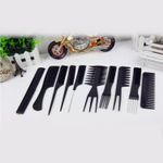 product_image_name-Generic-10-In-1 Professional Styling Combs Set - Black-4