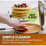 Generic Copper Nonstick Double Sided Flip Pan, Pancake & Egg Omelette Maker, Easy Flip Breakfast Pan - image 6
