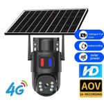 Generic Rechargeable 4G Sim Card Solar Camera - Black - image 3