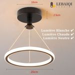product_image_name-Generic-LED Hanging Ceiling Light, Modern Design,Adjustable Three Light Colors-1