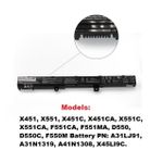 product_image_name-Generic-A41N1308 Replacement Battery For Asus X551CA, F551CA, F551MA - Black-2
