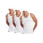 3 in 1 pack singlet /white