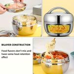 Generic High Quality Small Size  Lunch Bowl Food Warmer-0.8L - image 2